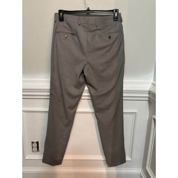 Original Penguin Mens Dress Pants Flat Front Chinos Gray Trim Fit 32X32 New - Picture 2 of 7
